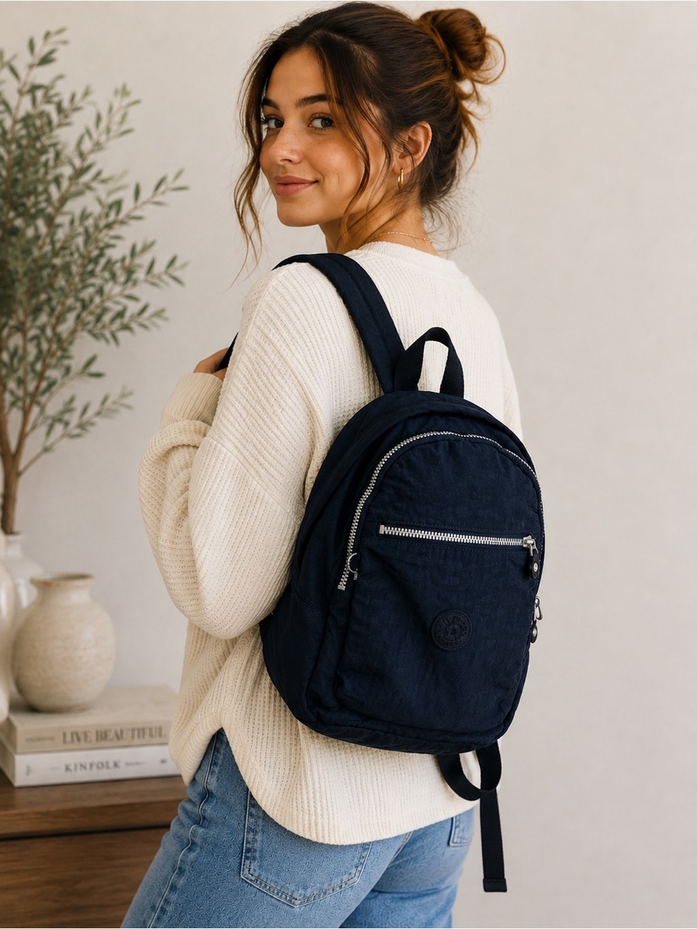 Women’s Nylon Kipling Challenger Backpack
